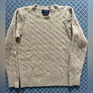 Ralph Lauren Boys Polo Cashmere Cable knit Sweater